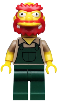 LEGO The Simpsons Groundskeeper Willie (sim039) W13