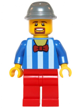 LEGO Minifigur Town "Jongleur weiss/blau (199)