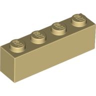 LEGO kompatibel 20 Stück *NEU* Klemmbausteine Mauerstein 1x4 beige sand 