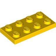 P 2 # Lego 20 Stück 3020 Platte 2x4 gelb 