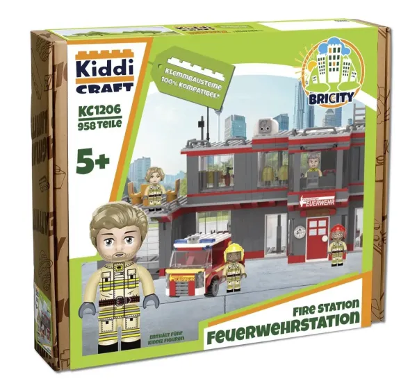 Kiddicraft Bricity Feuerwehrstation (KC1206)
