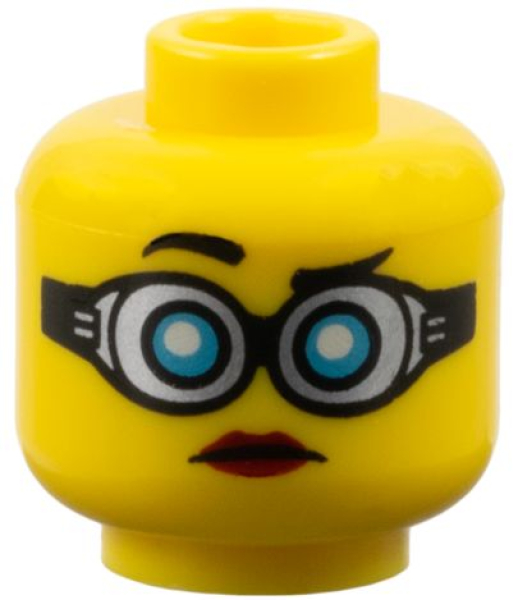 LEGO Minifig Kopf 2-seitig Frau gelb (1283) 6081401 S08