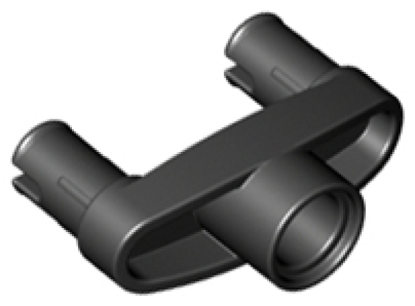 LEGO Technic Verbinder Connector 3L mit 2 Pins schwarz (15461) F11