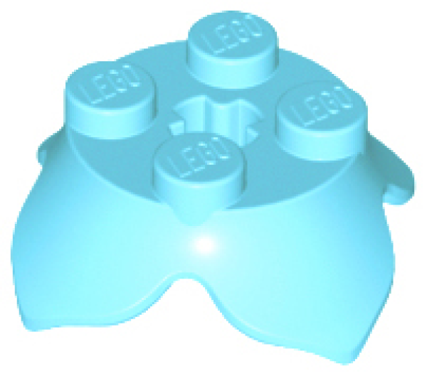 LEGO Blütenblätter 2x2 azurblau (15469) U10