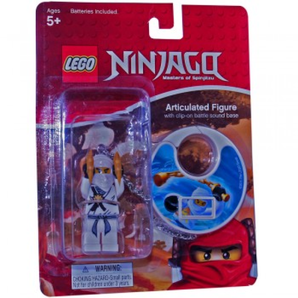 LEGO Ninjago Zane 1648 Schlüsselanhänger mit Sound Clip