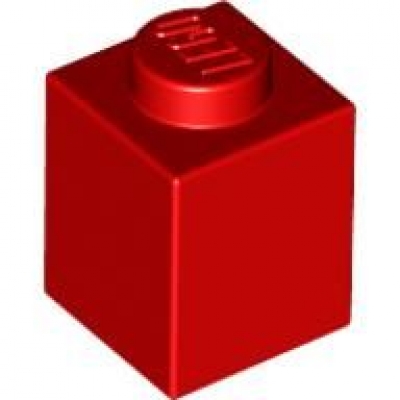 300 rote LEGO Steine 1x1 *neu* 