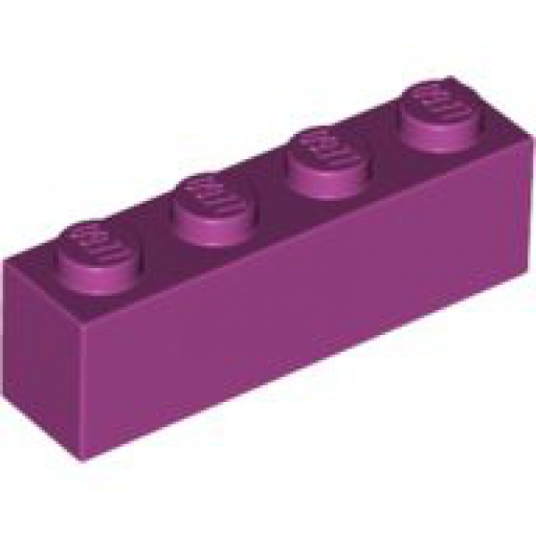 LEGO Stein 1x4 magenta (3010)
