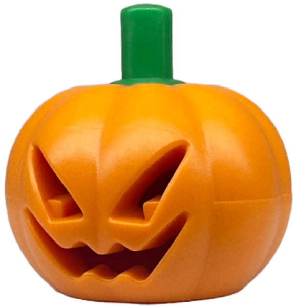 LEGO Minifig Kürbis Kopfbedeckung orange (20695) T07