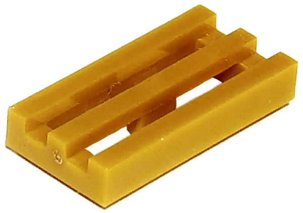 LEGO Fliese Grill 1x2 perlgold (2412) E3