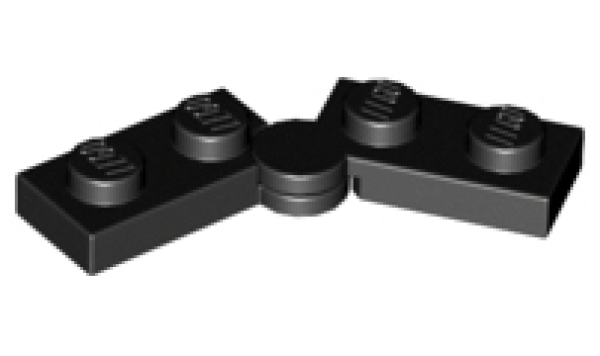 LEGO Gelenk Platte 1 x 4 Schwenkbar schwarz (2429 / 2430) G05