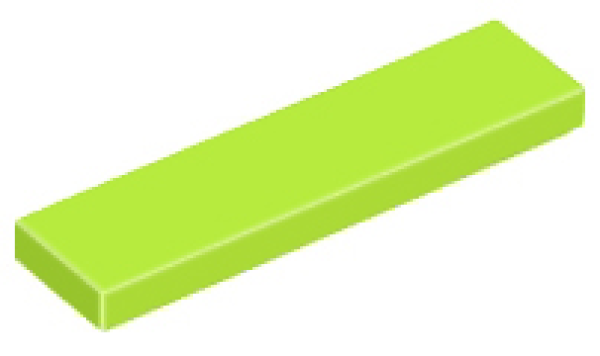 LEGO Fliese 1x4 hell-grün (2431)