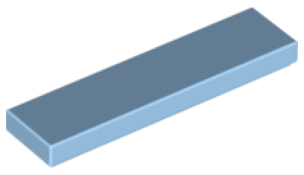 LEGO Fliese 1x4 Maersk blau (2431) K2