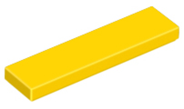 LEGO Fliese 1x4 gelb (2431) j2