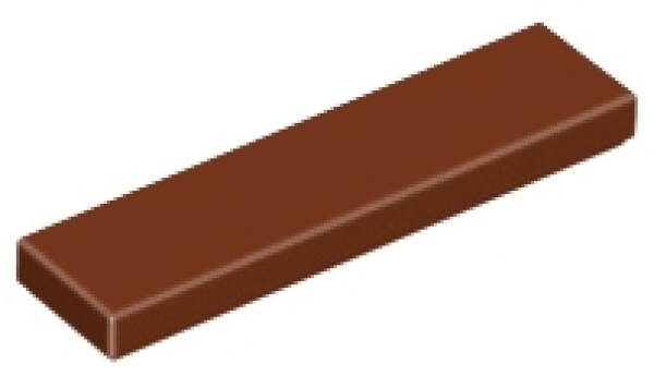 LEGO Fliese 1x4 braun (2431) j2