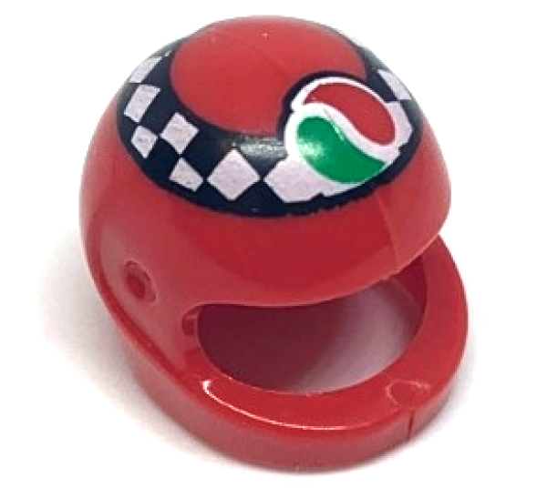 LEGO Headgear Helmet red Octan (2446) T05