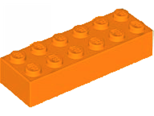 LEGO Brick orange 2x6 (2456) BR
