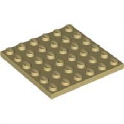 LEGO Platte 6x6 beige (3958) PL