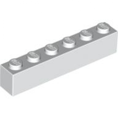LEGO Brick 1x6 white (3009)