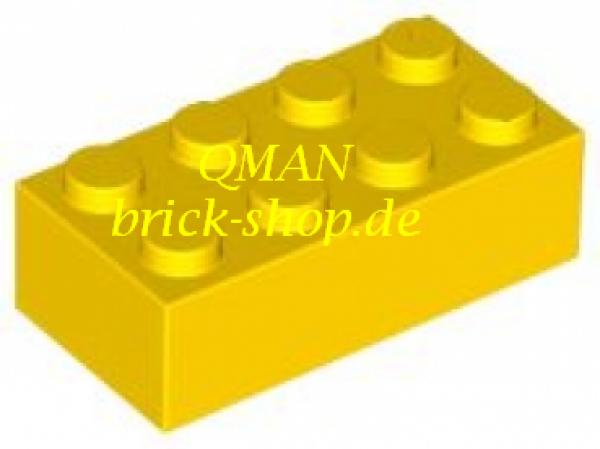 QMAN Baustein 2x4 gelb (QM3001121)