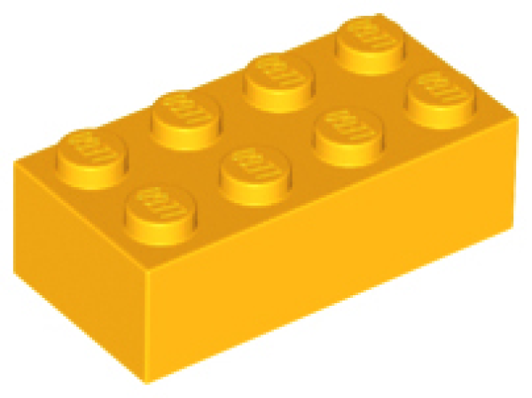LEGO Brick 2x4 light orange (3001)