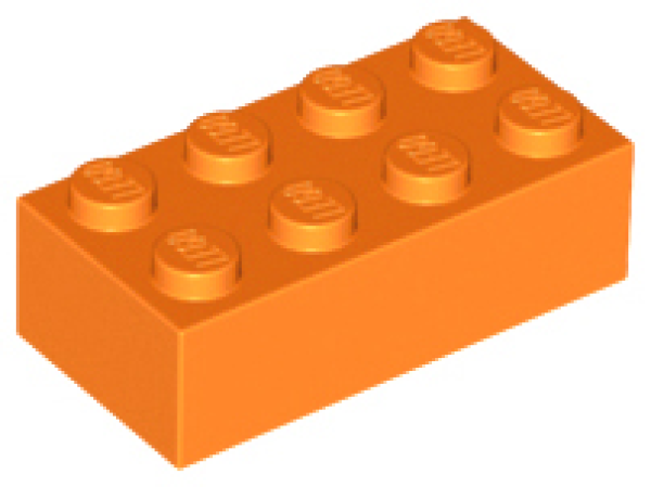 LEGO Brick 2x4 orange (3001)