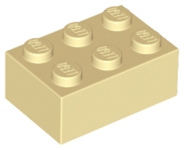 LEGO Stein 2x3 beige / sand (3002)