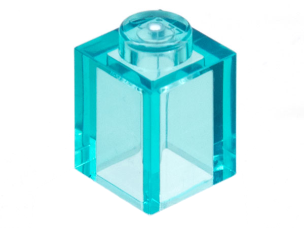 LEGO 1x1 transparent light blue  (3005)
