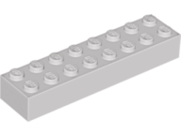 LEGO Stein 2x8 "altes" hell-grau 3007 (93888) BR