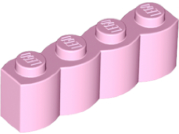 LEGO Stein Palisade 1x4 rosa (30137)