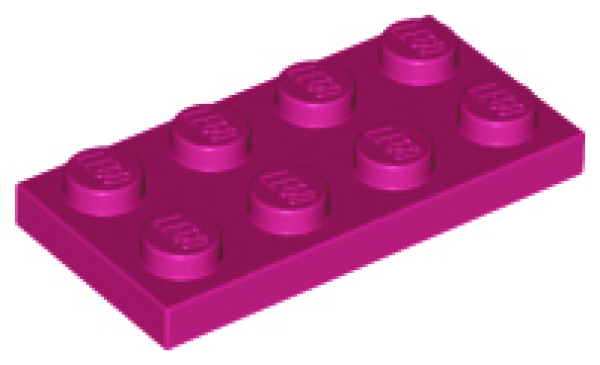 LEGO Platte 2x4 magenta (3020) PL