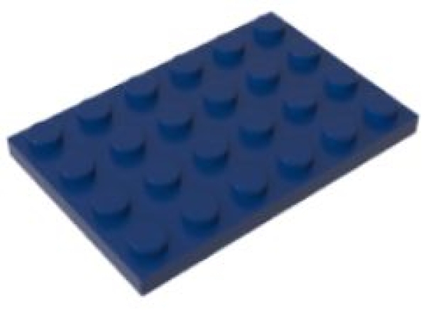 Ausini Platte 4x6 dunkel-blau (AS3032)