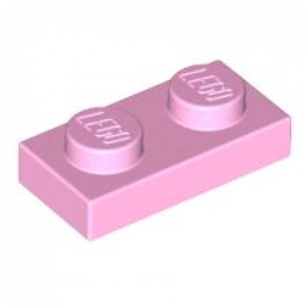 LEGO Platte 1x2 rosa (3023)