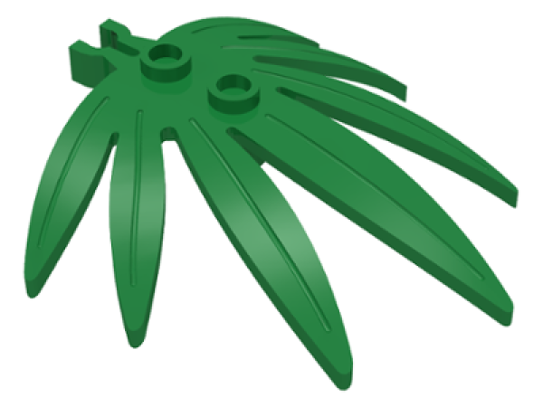 LEGO Pflanze Palm Blätter 6x5 green (30239)