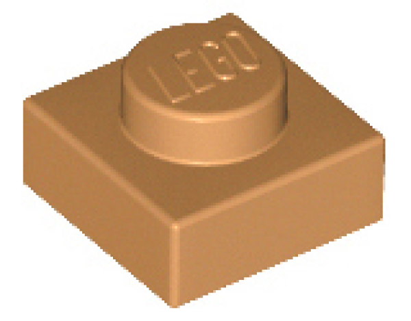 LEGO Platte 1x1 nougat (3024) PL