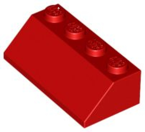GoBricks Schrägstein 2x4 rot  (QM3037330)