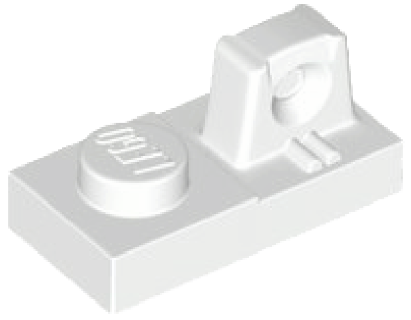 LEGO Platte mit Gelenkfinger 1x2 weiß (30383) G05