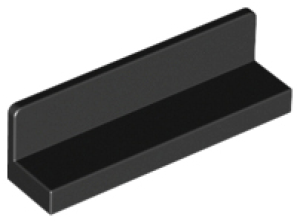 LEGO Fliese/Paneele 1x4 schwarz (30413) K3