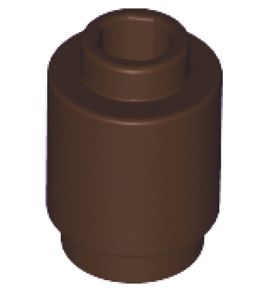 LEGO Rundstein 1x1 dunkelbraun (3062) M05