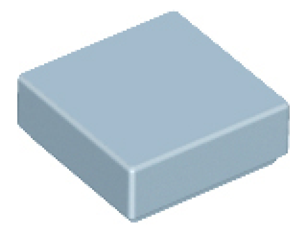 LEGO Fliese 1x1 sand blau (3070) AB