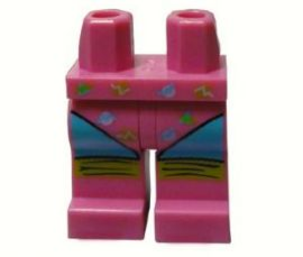 LEGO Minifig Beine Fitness-Trainer dunkel pink  S16