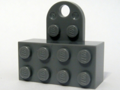 LEGO 2x4 Magnet Minifig Stand dunkelgrau (74188)