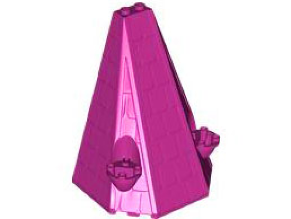 LEGO Dach Burg Spitze 6x8x9 magenta (32215) H14