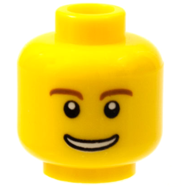 LEGO Minifig Kopf männl. Lächeln (273) S08