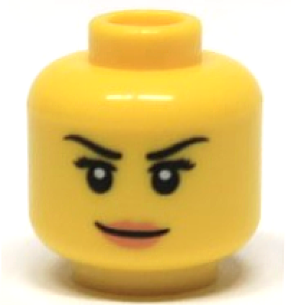 LEGO Minifig Head Tennis Player S07