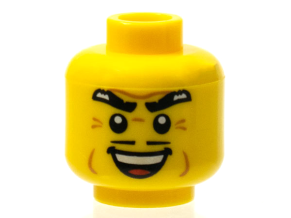 LEGO Minifig Head Gangster S07
