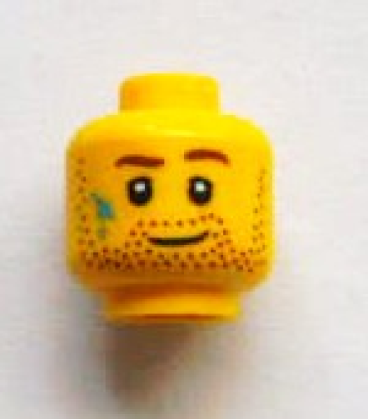 LEGO Minifig Kopf Dekorateur S07