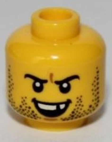 LEGO Minifig Kopf 2-seitig m. Bart (996) 6038470 S08