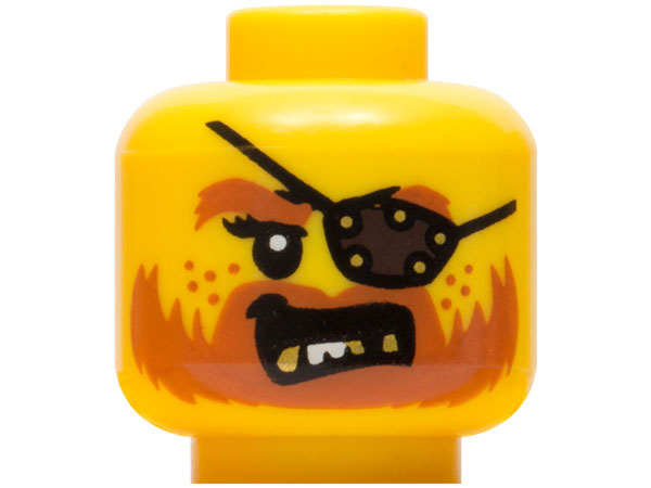 LEGO Minifig Kopf weiblich piratin (3626pb3104) S07