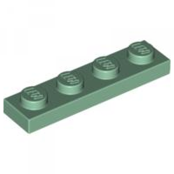 LEGO Plate 1x4 sand green (3710) PL