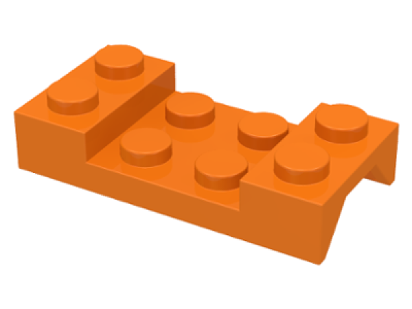 LEGO Auto Platte Kotflügel 2x4 orange (3788) G13